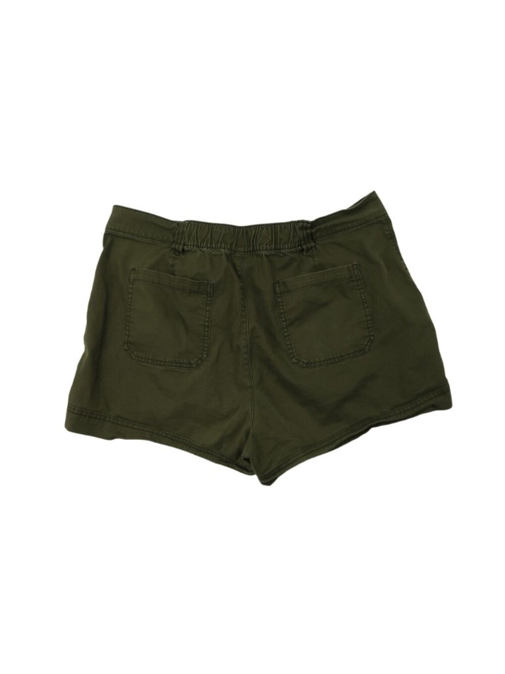 ✨3/$30 Old Navy L High-Rise Olive Green Chino Shorts Cotton - Picture 6 of 6